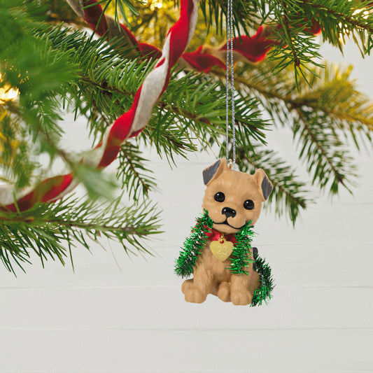 Puppy Love Terrier — Hallmark Keepsake Christmas Ornament