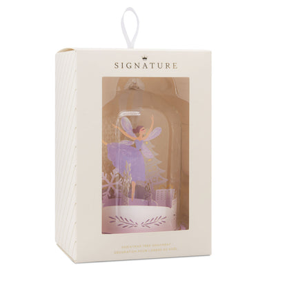 Signature Fairy Cloche, Glass and Paper - Hallmark Christmas Ornament