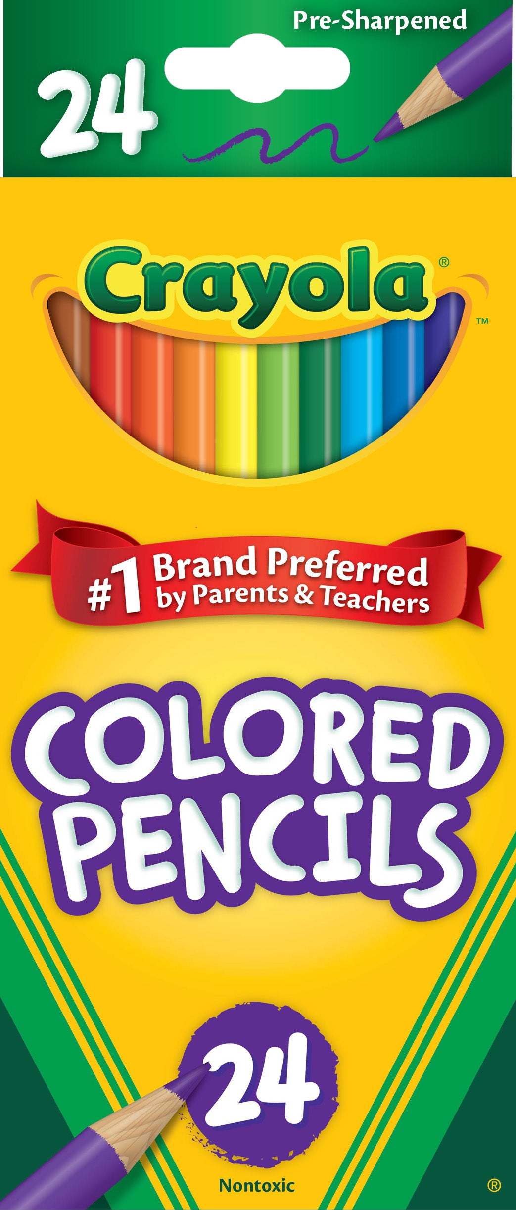 Crayola® 24 Coloured Pencils