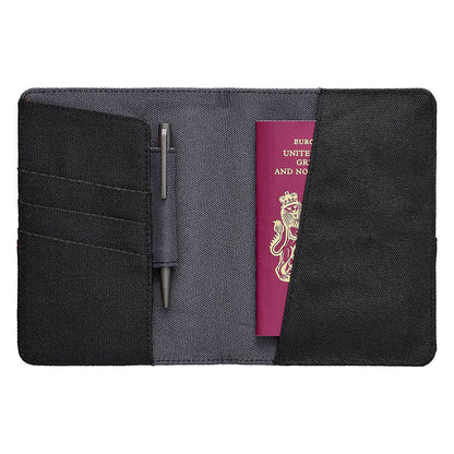 Travel Wallet Black & Grey
