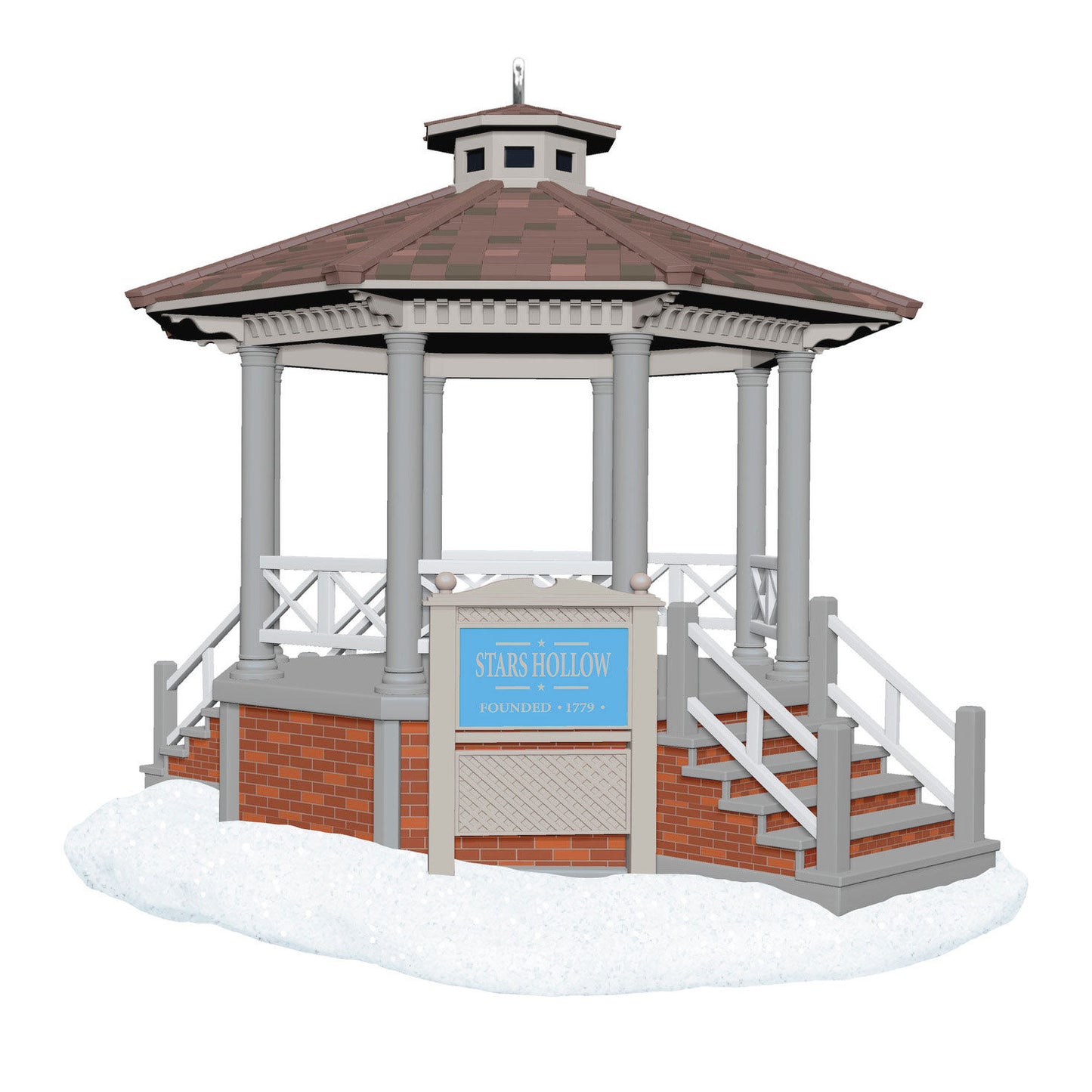 Gilmore Girls Stars Hollow Gazebo Musical — 2025 Hallmark Keepsake Christmas Ornament