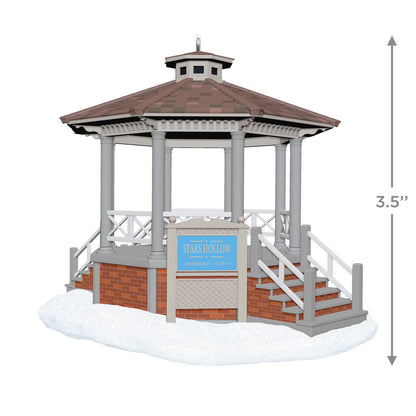 Gilmore Girls Stars Hollow Gazebo Musical — 2025 Hallmark Keepsake Christmas Ornament