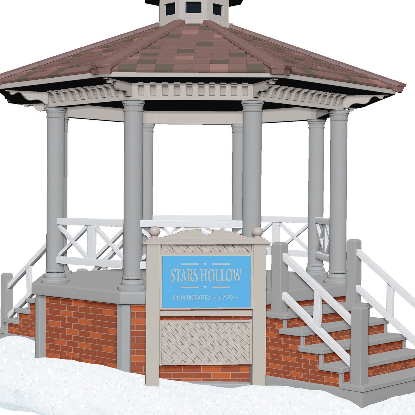 Gilmore Girls Stars Hollow Gazebo Musical — 2025 Hallmark Keepsake Christmas Ornament