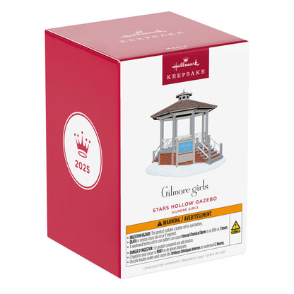 Gilmore Girls Stars Hollow Gazebo Musical — 2025 Hallmark Keepsake Christmas Ornament