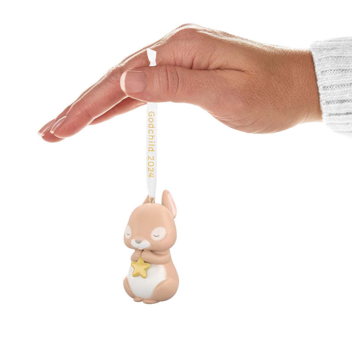 Godchild Bunny (Porcelain) — Hallmark Keepsake Christmas Ornament
