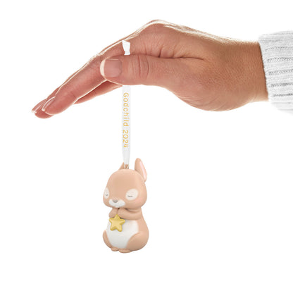Godchild Bunny (Porcelain) — Hallmark Keepsake Christmas Ornament