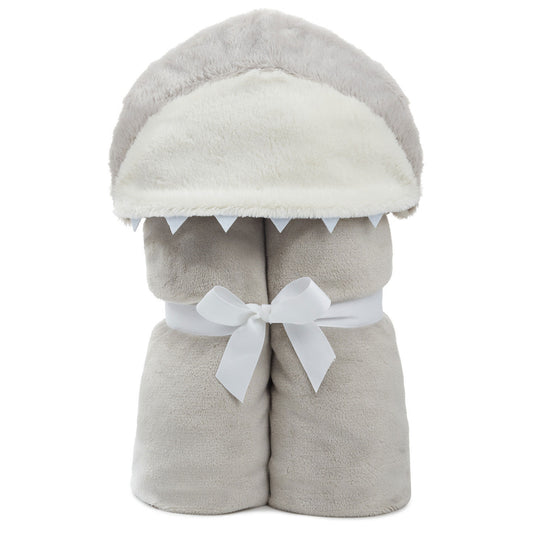 Shark Hooded Baby Blanket