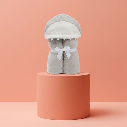 Shark Hooded Baby Blanket