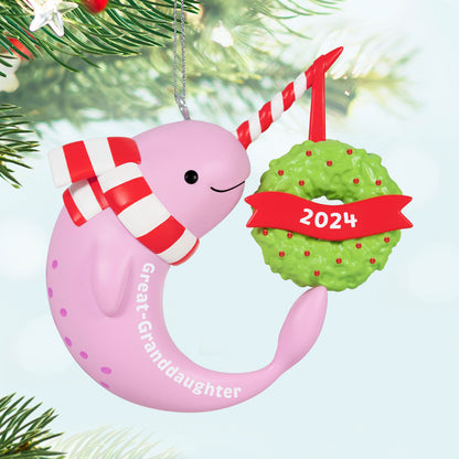 Great-Granddaughter Narwhal — Hallmark Keepsake Christmas Ornament