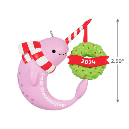 Great-Granddaughter Narwhal — Hallmark Keepsake Christmas Ornament
