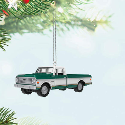 Lil' American Trucks 1972 Chevrolet® Cheyenne™ Super (Miniature) — Hallmark Keepsake Christmas Ornament
