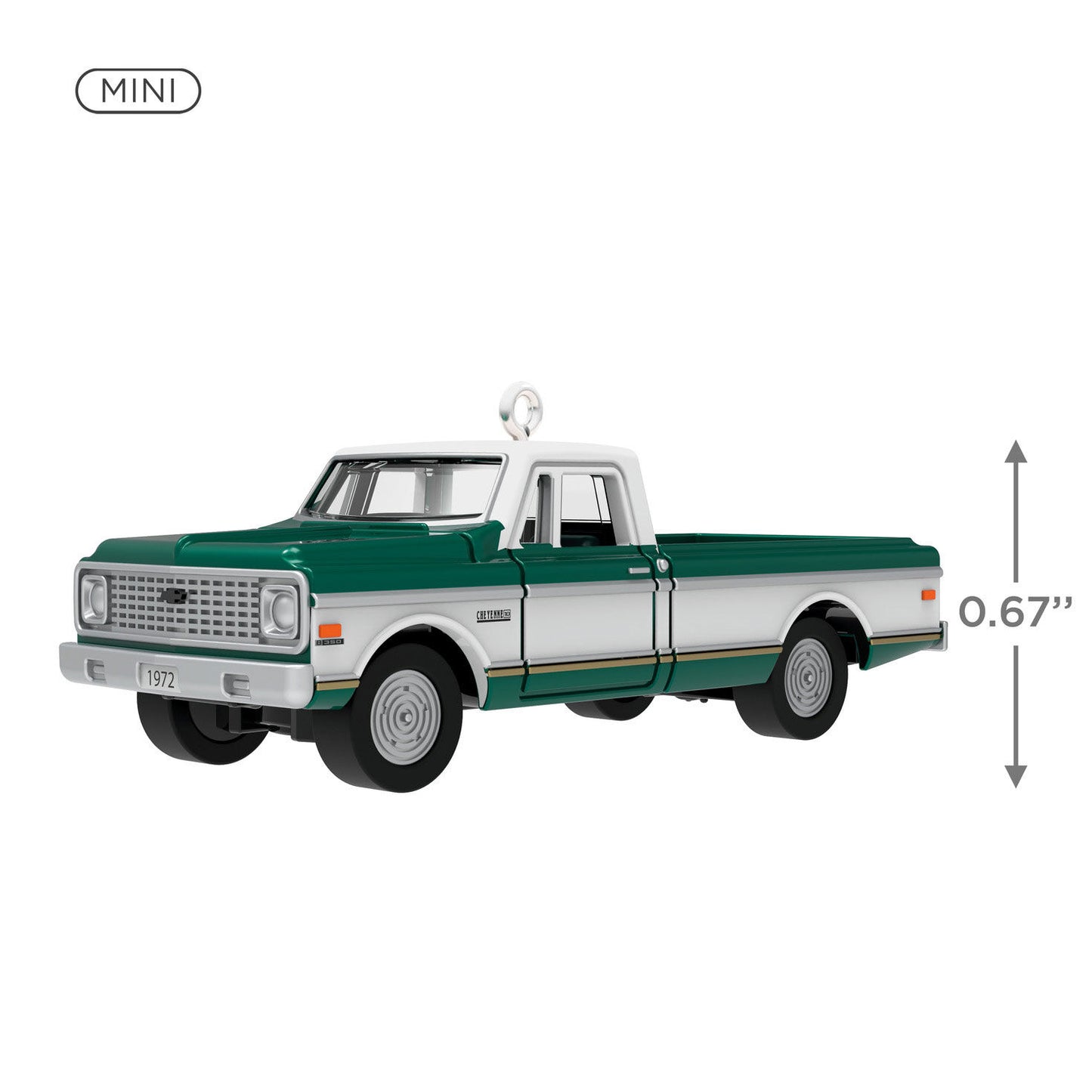 Lil' American Trucks 1972 Chevrolet® Cheyenne™ Super (Miniature) — Hallmark Keepsake Christmas Ornament