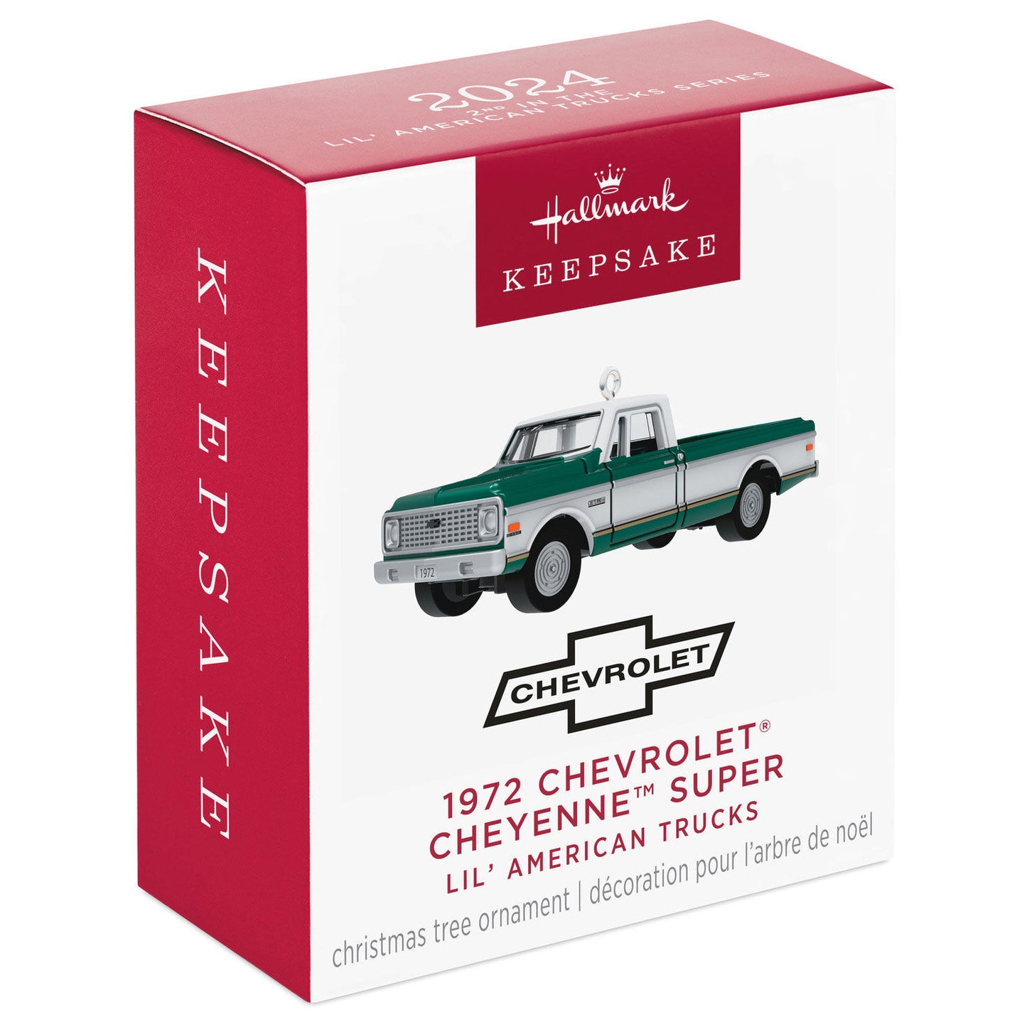 Lil' American Trucks 1972 Chevrolet® Cheyenne™ Super (Miniature) — Hallmark Keepsake Christmas Ornament