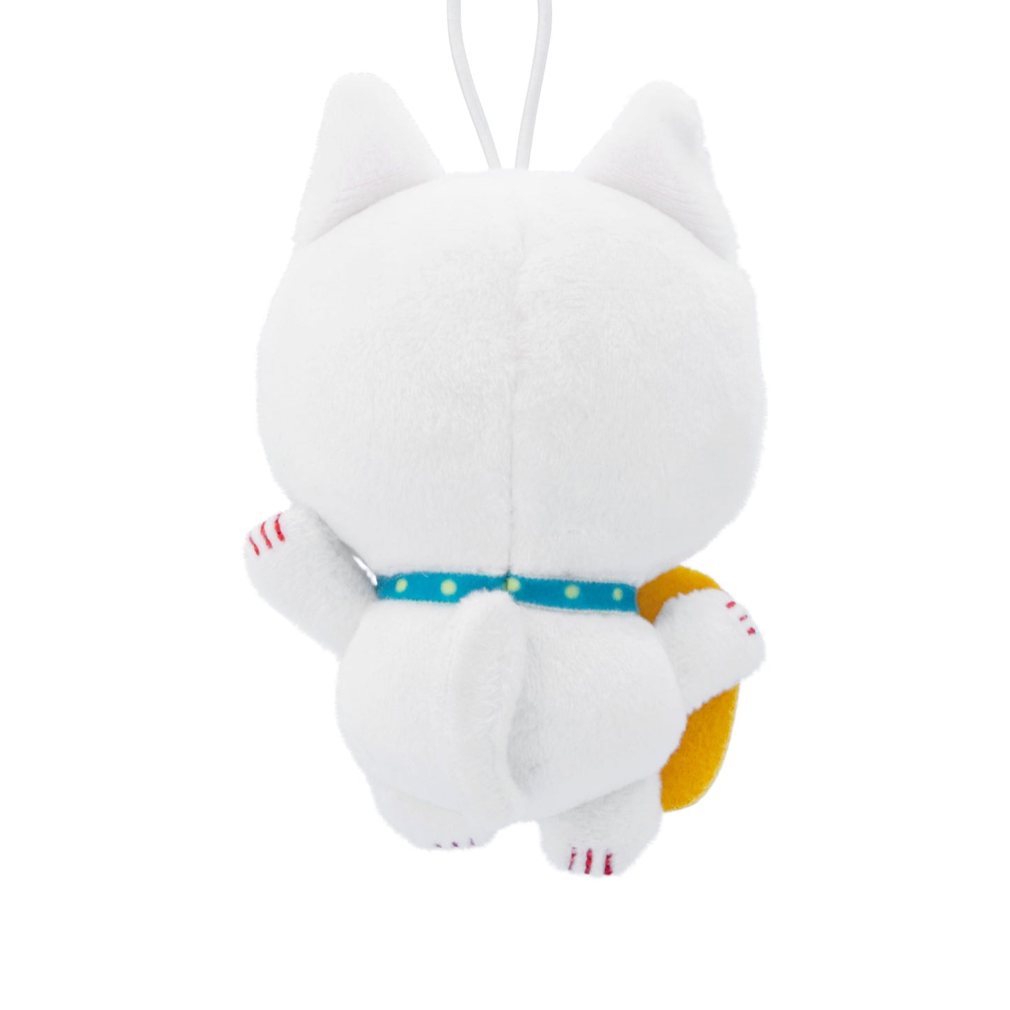 Lucky Cat, Plush Fabric - Hallmark Christmas Ornament