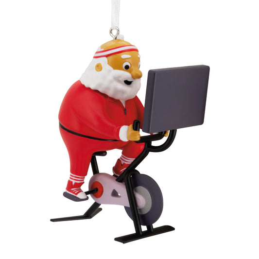 Cycling Santa - Hallmark Christmas Ornament
