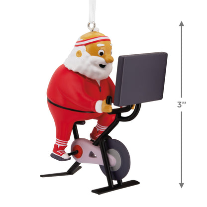 Cycling Santa - Hallmark Christmas Ornament