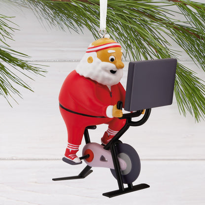 Cycling Santa - Hallmark Christmas Ornament