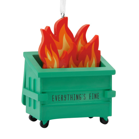 Dumpster Fire - Hallmark Christmas Ornament