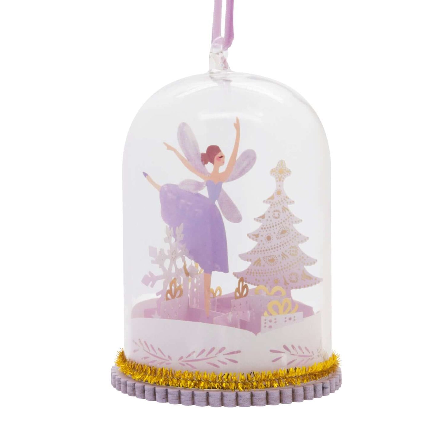 Signature Fairy Cloche, Glass and Paper - Hallmark Christmas Ornament