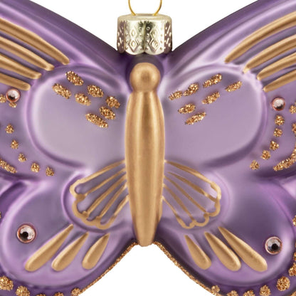 Signature Butterfly, Glass - Hallmark Christmas Ornament