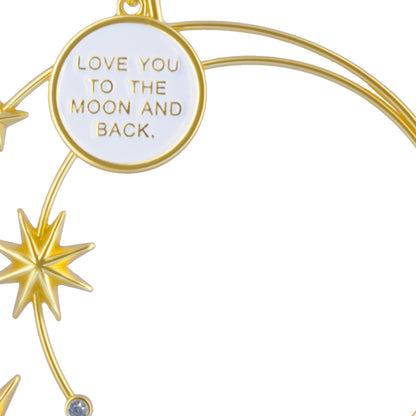 Signature Love You to the Moon Constellation, Metal - Hallmark Christmas Ornament