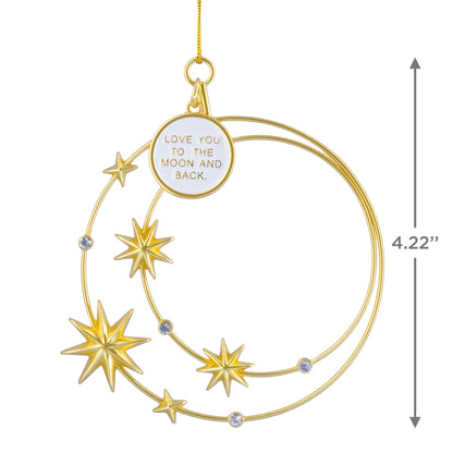 Signature Love You to the Moon Constellation, Metal - Hallmark Christmas Ornament