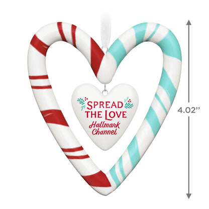 Hallmark Channel, Spread the Love (Porcelain) — Hallmark Keepsake Christmas Ornament