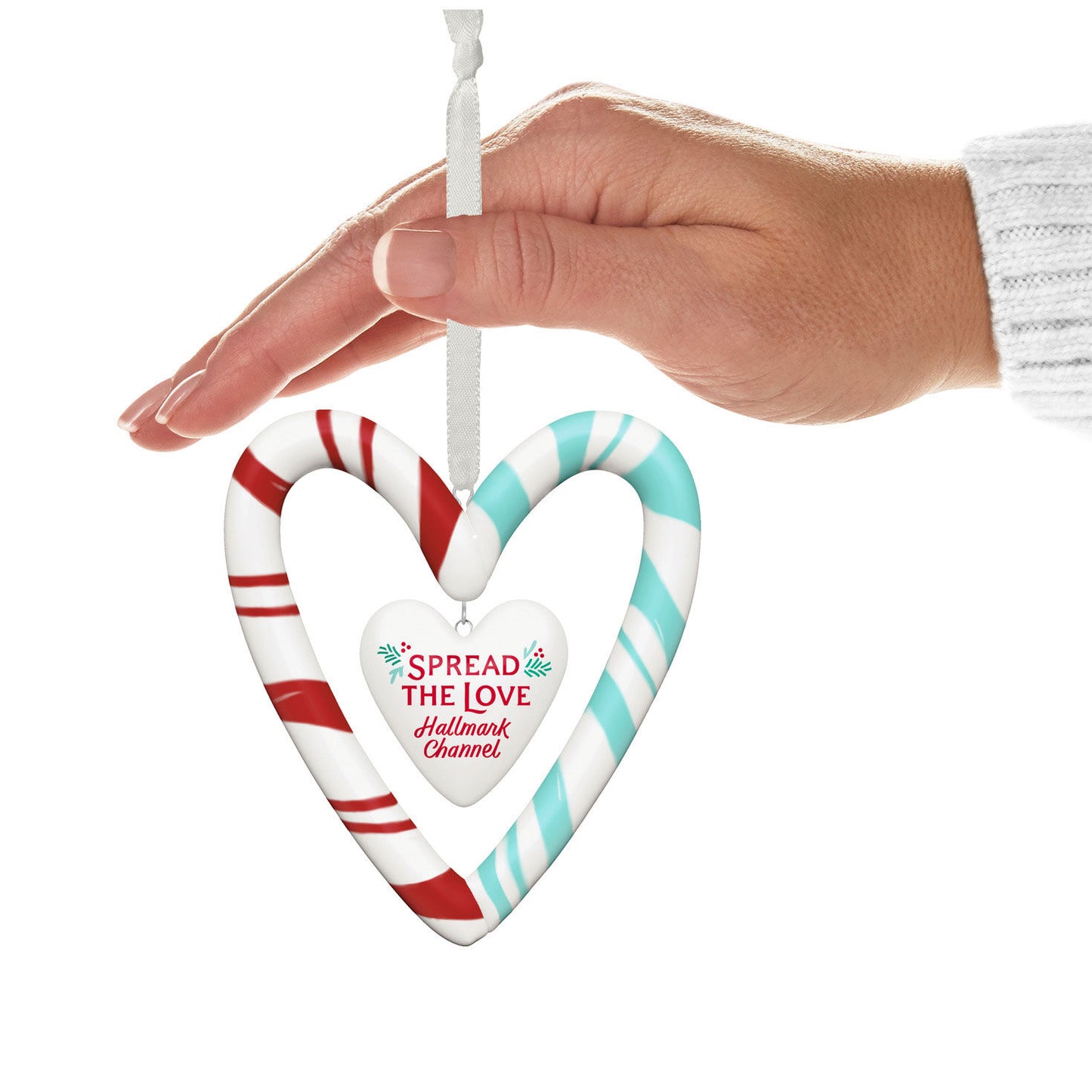 Hallmark Channel, Spread the Love (Porcelain) — Hallmark Keepsake Christmas Ornament
