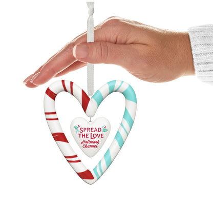 Hallmark Channel, Spread the Love (Porcelain) — Hallmark Keepsake Christmas Ornament