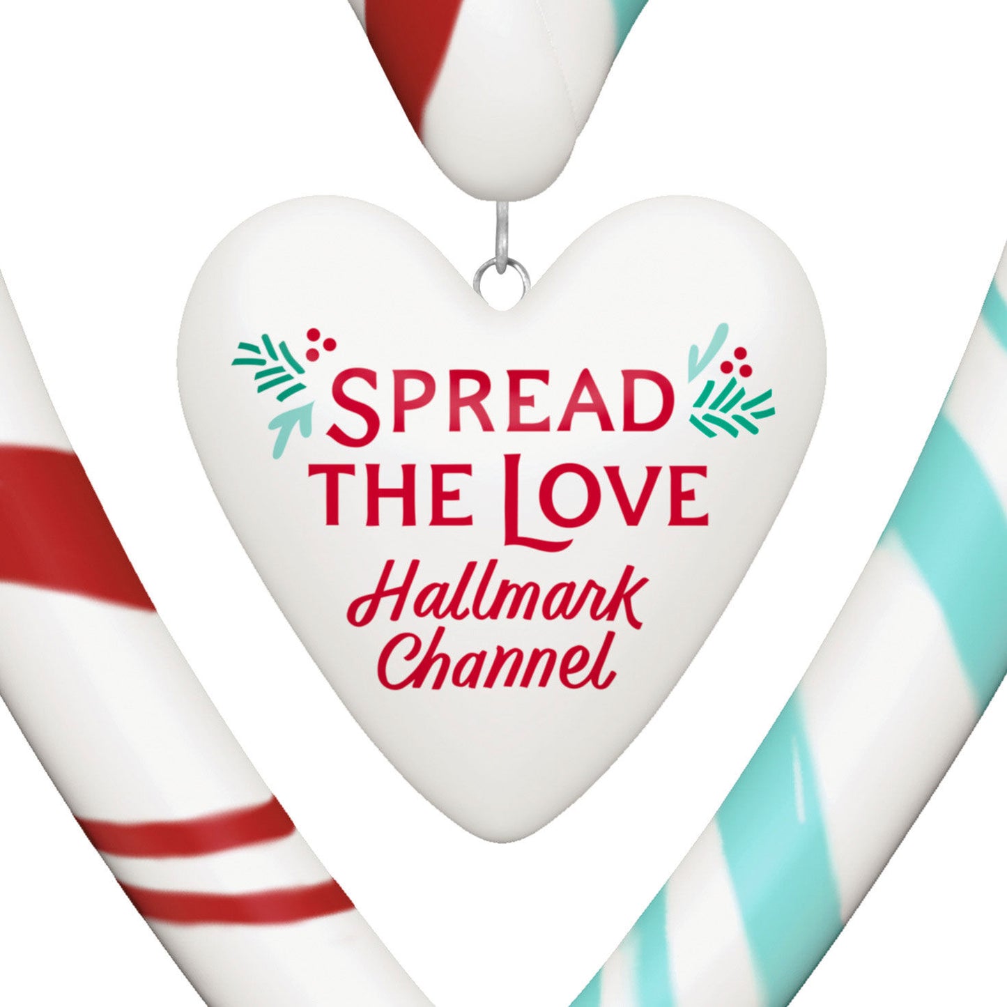 Hallmark Channel, Spread the Love (Porcelain) — Hallmark Keepsake Christmas Ornament