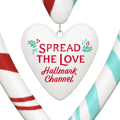Hallmark Channel, Spread the Love (Porcelain) — Hallmark Keepsake Christmas Ornament