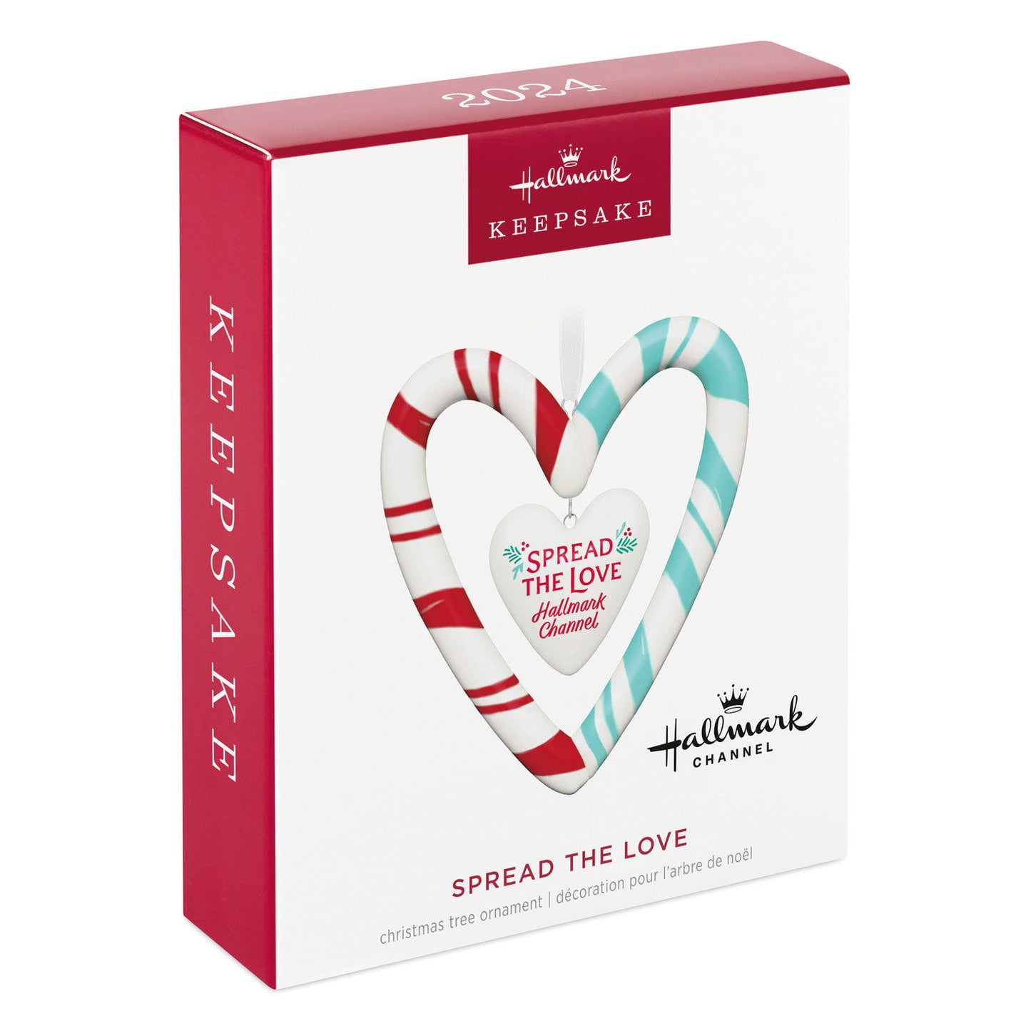 Hallmark Channel, Spread the Love (Porcelain) — Hallmark Keepsake Christmas Ornament