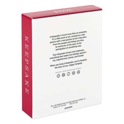 Hallmark Channel, Spread the Love (Porcelain) — Hallmark Keepsake Christmas Ornament