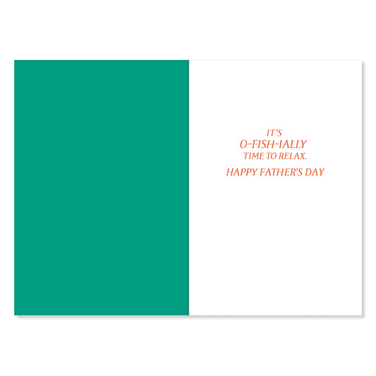 Hallmark Father's Day Card - O-fish-ially Time To Relax
