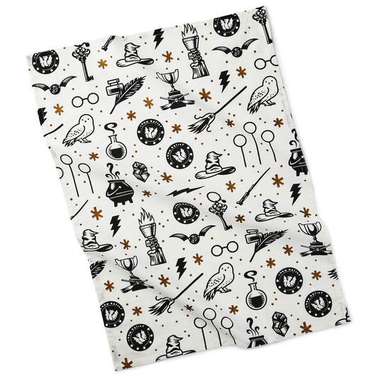 Harry Potter™ Wizarding World™ Icons Tea Towel