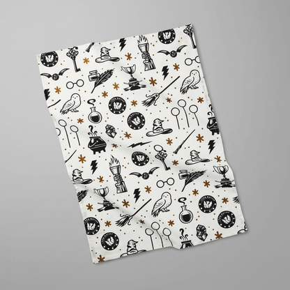 Harry Potter™ Wizarding World™ Icons Tea Towel