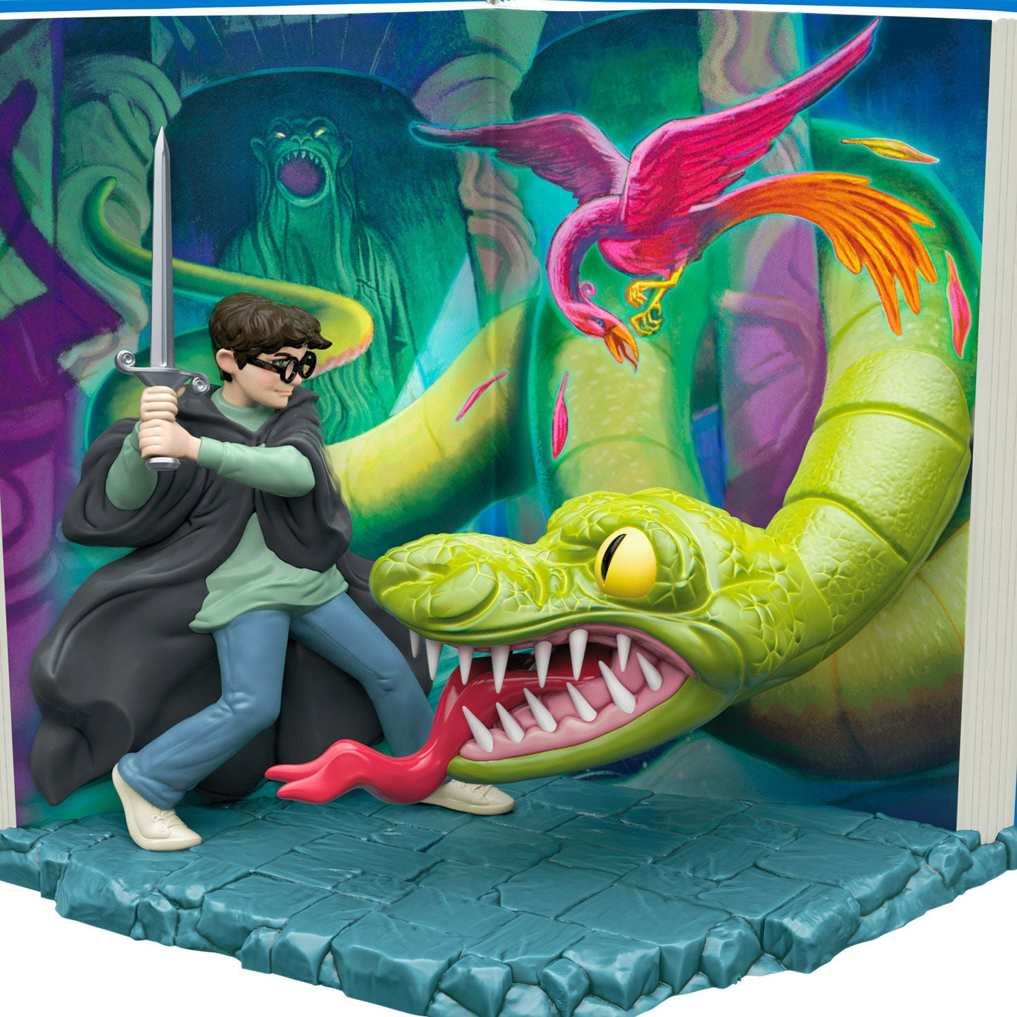 Harry Potter and the Chamber of Secrets™ Defeating the Basilisk — 2026 Hallmark Keepsake Christmas Ornament features Harry battling the Basilisk with the Sword of Gryffindor.