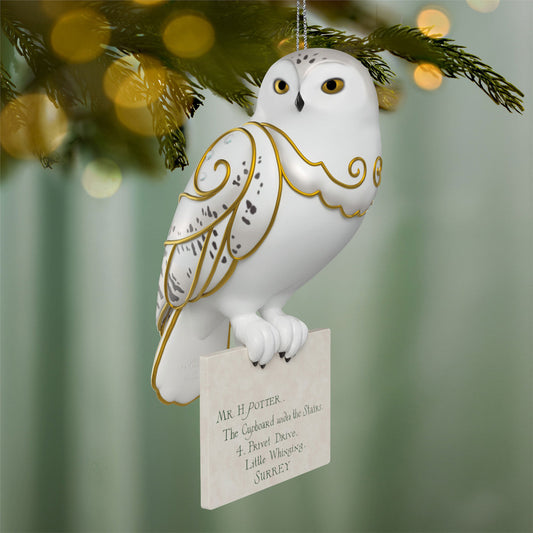 Harry Potter™ Hedwig™ With Letter — 2026 Hallmark Keepsake Christmas Ornament