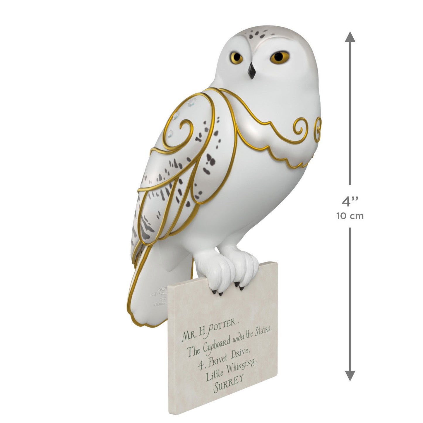Harry Potter™ Hedwig™ With Letter — 2026 Hallmark Keepsake Christmas Ornament