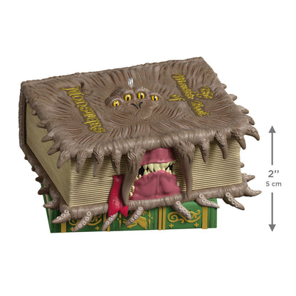 Harry Potter™ The Monster Book of Monsters With Sound and Motion — 2026 Hallmark Keepsake Christmas Ornament