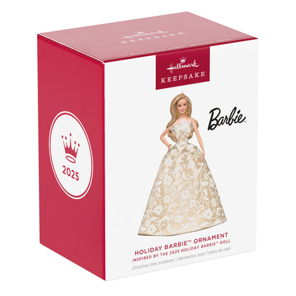 2025 Holiday Barbie™ Ornament, 11th in the Series — 2025 Hallmark Keepsake Christmas Ornament