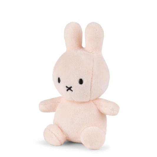 Lucky Miffy Sitting Pink in giftbox - 10 cm - 4" plush toy with soft texture and adorable facial features, perfect for kids.
