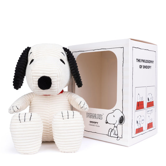 Peanuts® Snoopy ECO Corduroy Cream in giftbox - 27 cm - 11"