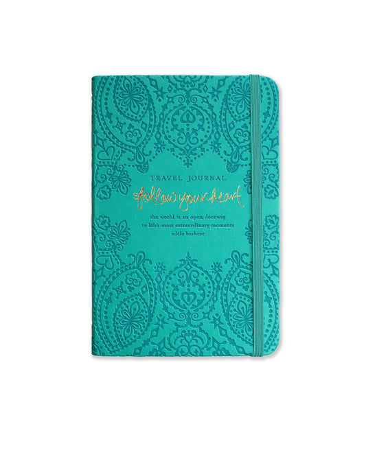 Luxe Travel Journal - Turquoise Twist