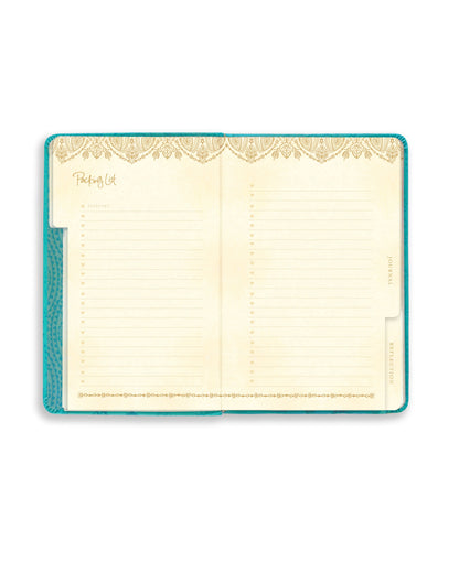Luxe Travel Journal - Turquoise Twist