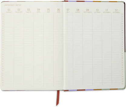 Jumbo Soft Touch Journal - Pink Vintage Floral