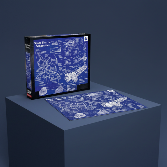 NASA- Shuttle Schematic 500pc Puzzle