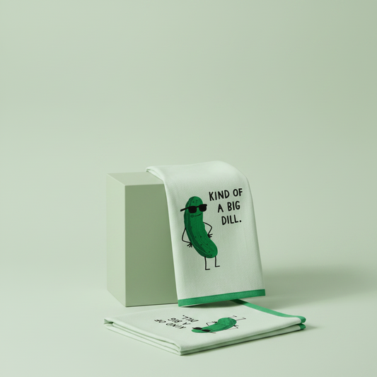 Kind of a Big Dill Funny Tea Towel, 18x26