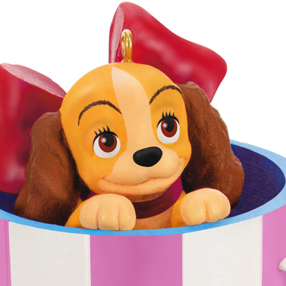 Disney Lady and the Tramp, Darling's Christmas Gift — Hallmark Keepsake Christmas Ornament