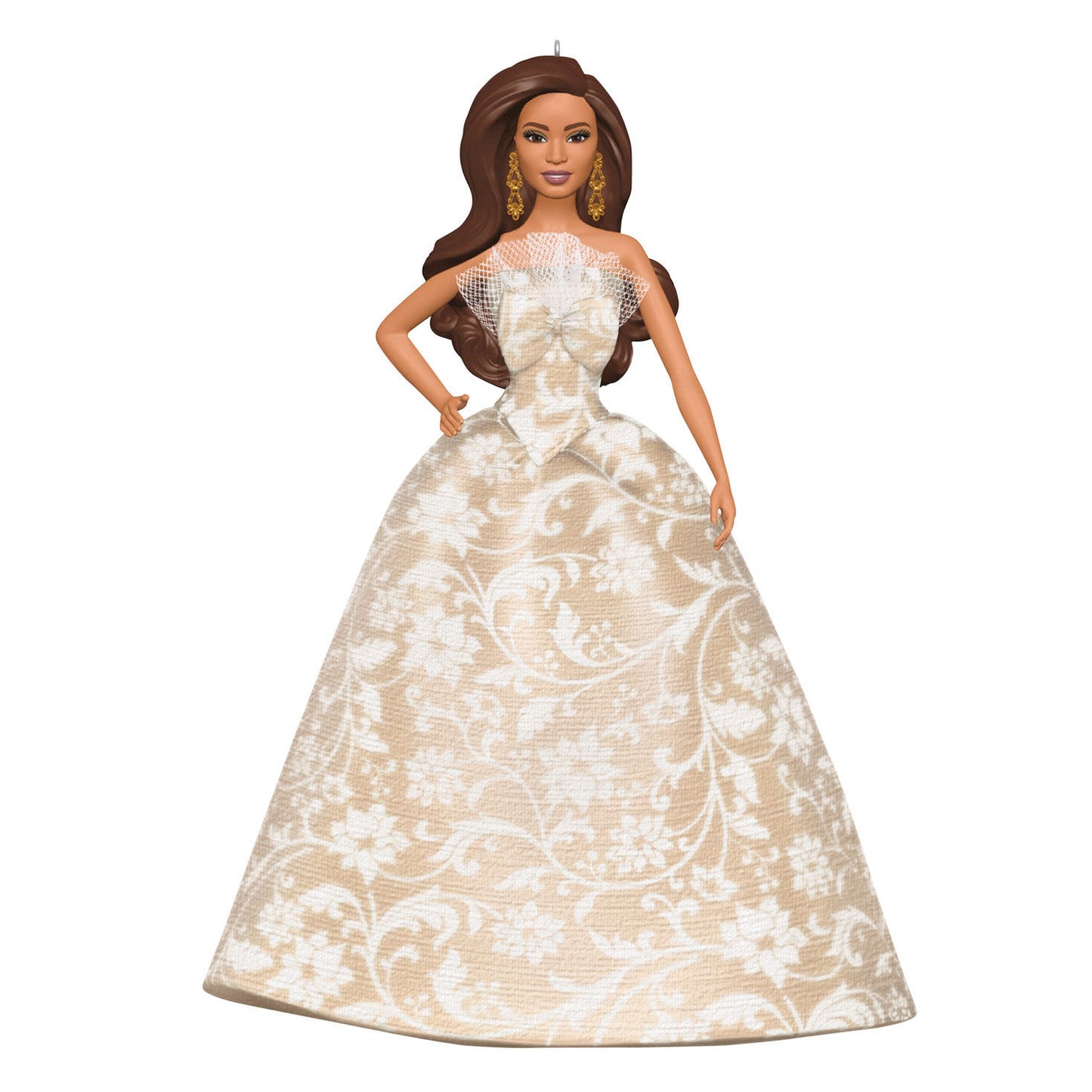 2025 Latina Holiday Barbie™ Ornament, 3rd in the Series — 2025 Hallmark Keepsake Christmas Ornament